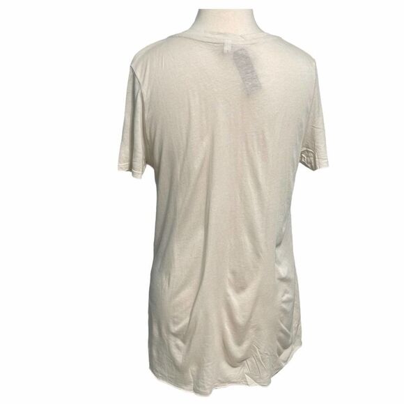Michelle By Comune Zodiac Gemini Short Sleeve T-Shirt Tee Shirt Clay‎ Cream XS - Picture 10 of 11